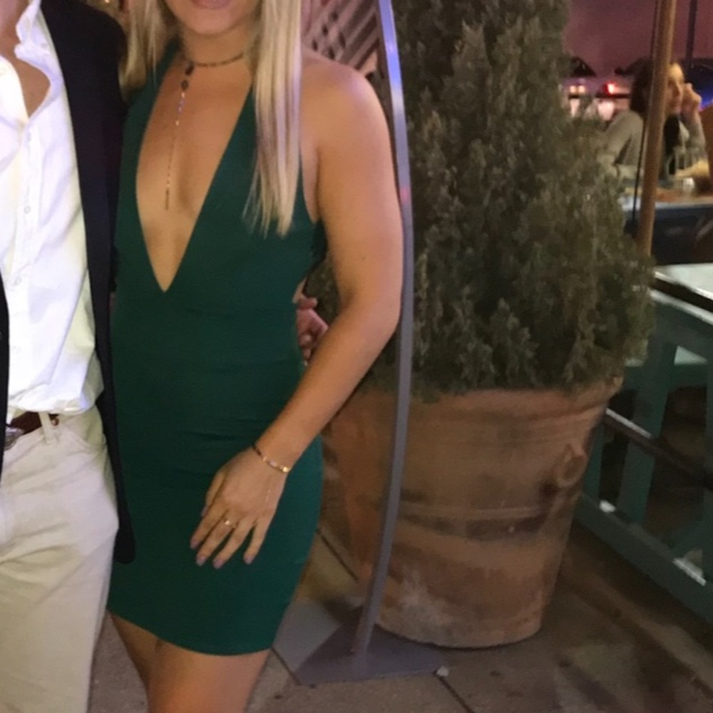 Elegant Green Bodycon NBD Dress